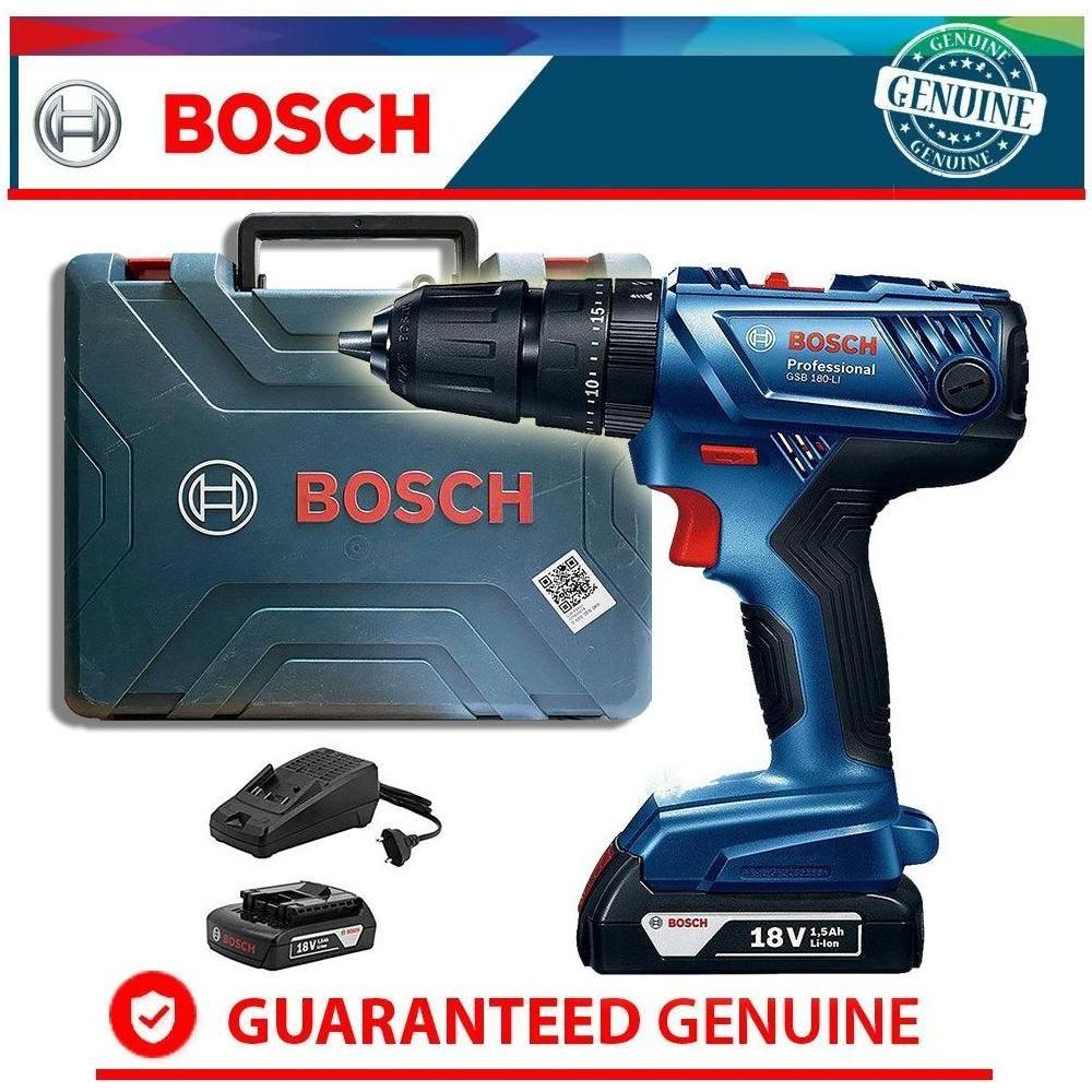 Bosch GSB 180-Li Cordless Hammer Drill 3/8 Bosch GSB 180-Li Cordless Hammer Drill 3/8